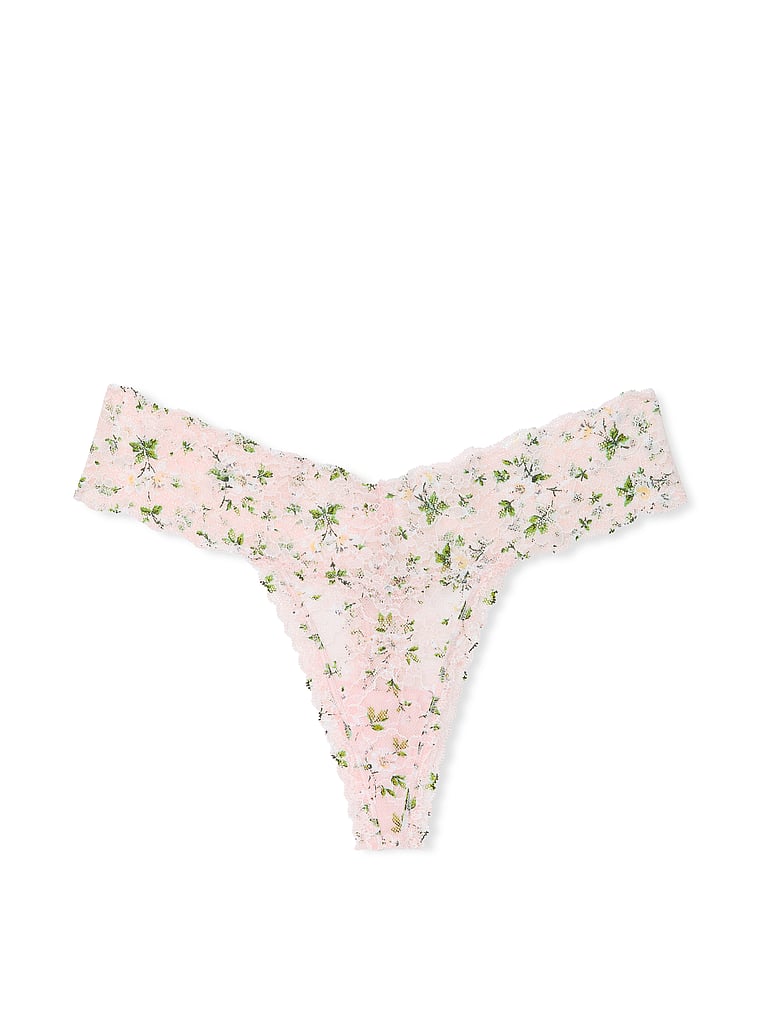 Tanga In Pizzo, Purest Pink Floral, large