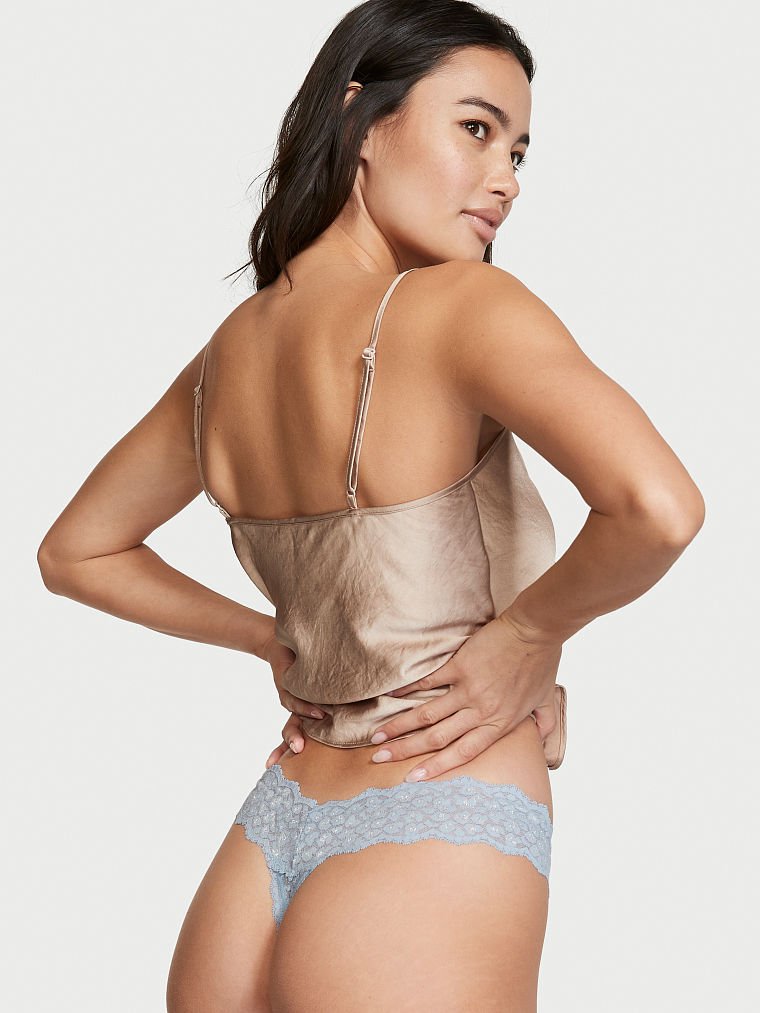 Tanga Con Fantasia Animalier E Dettaglio Stringato, Description, large