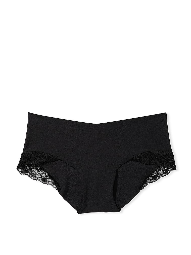 Slip Coprente Invisibile Con Finiture In Pizzo, Black, large