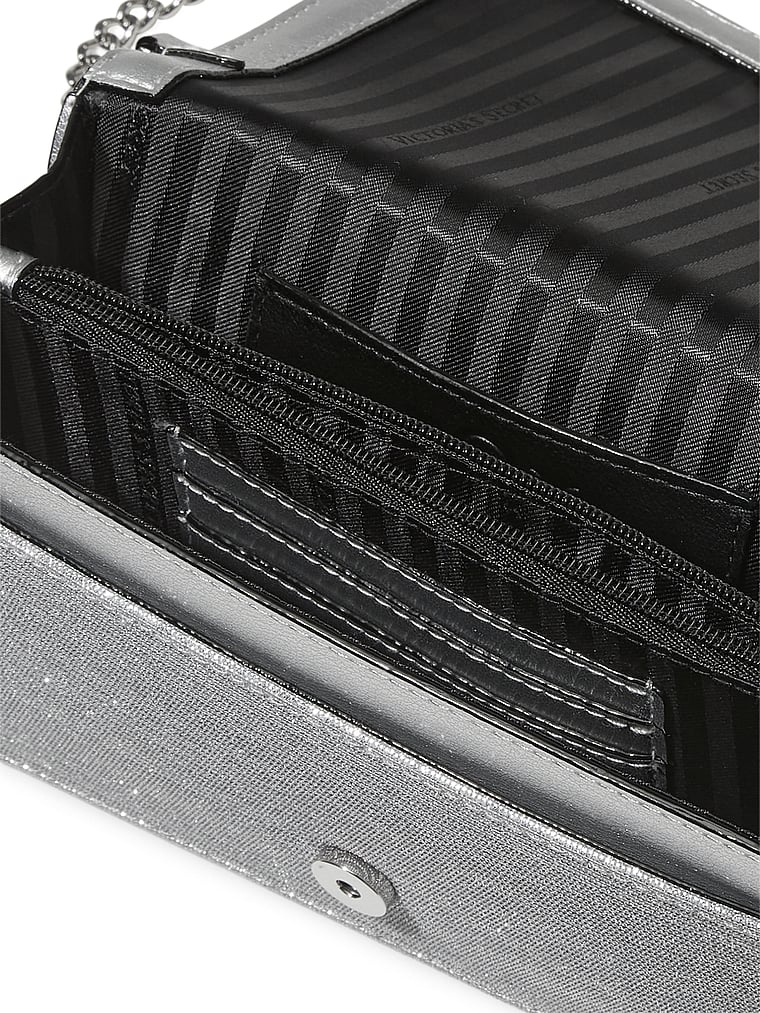 Borsa A Tracolla Mini, Silver, large