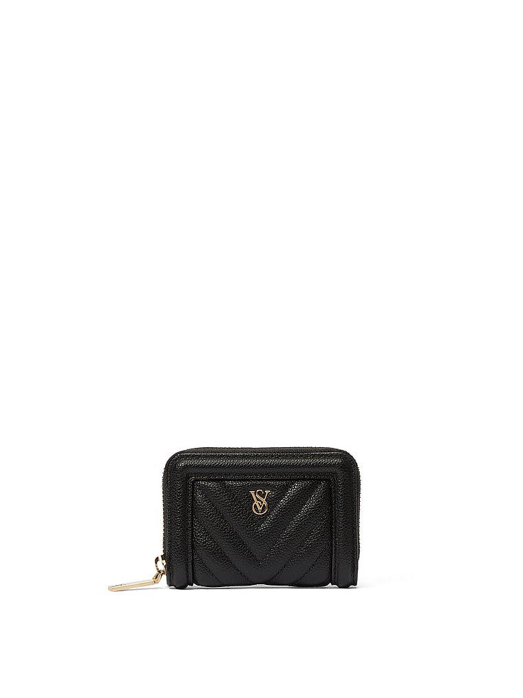 Portafoglio Piccolo Con Cerniera, Black, large