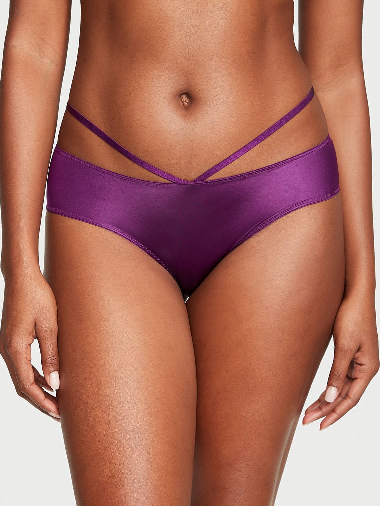 Slip Sgambato Con Laccetti So Obsessed, Grape Soda, large