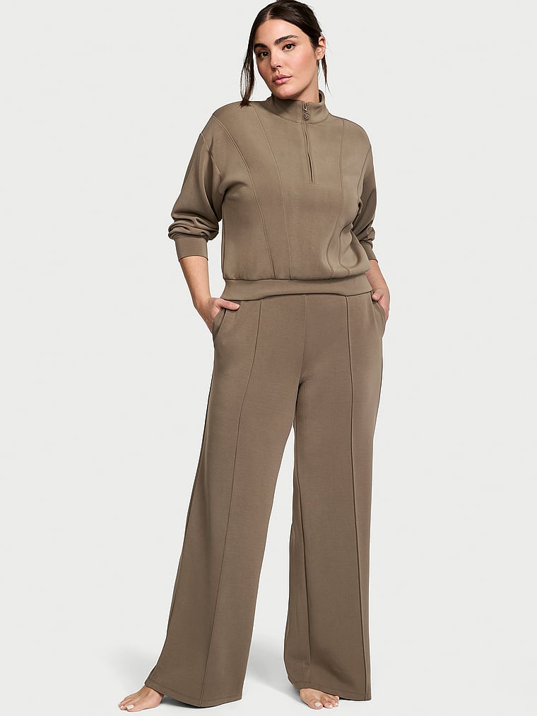 Sandwash Wide-leg Pants, Terra Olive, large