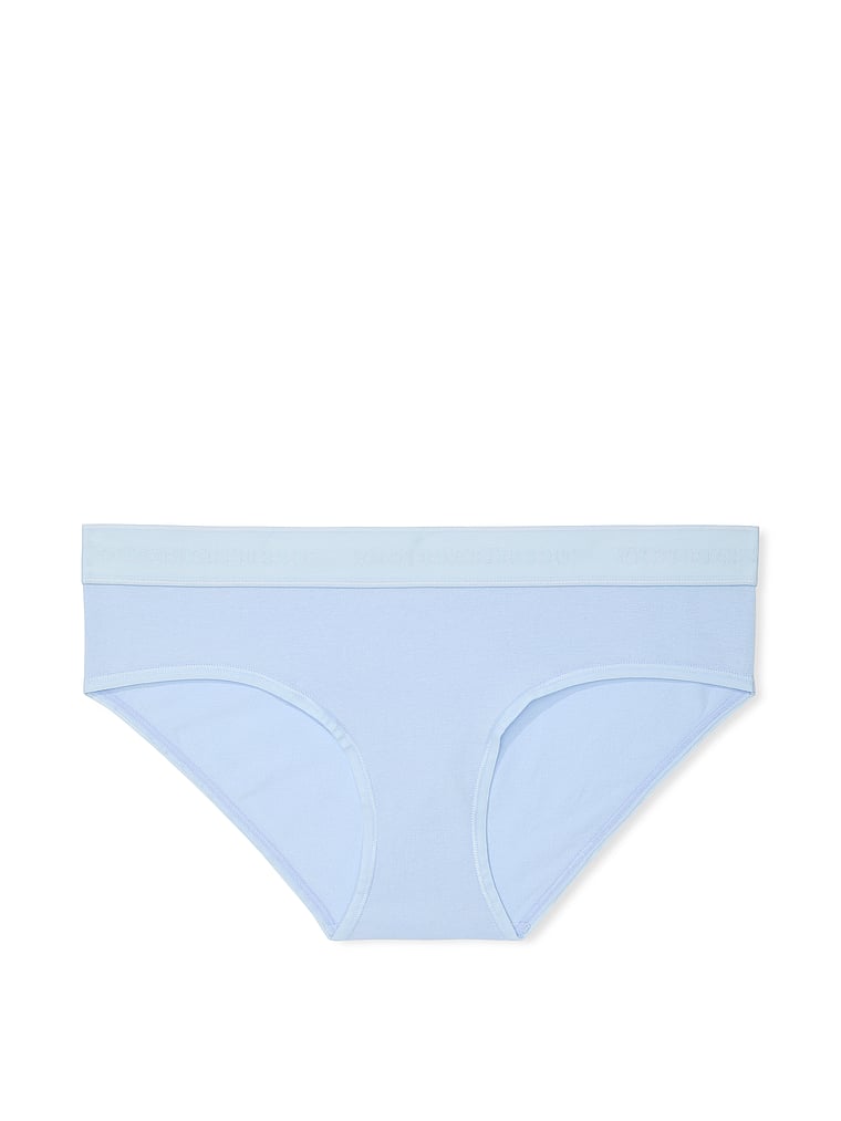 Slip Coprente In Cotone Con Logo, Light Blue, large