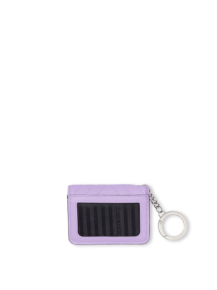 Porta Carte Ripiegabile Victoria, Lilac Stud, large