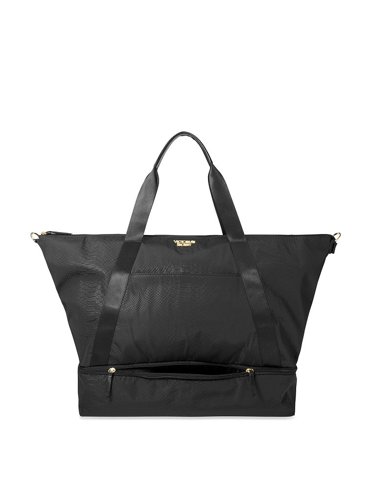 Valigia In Nylon, Black, large
