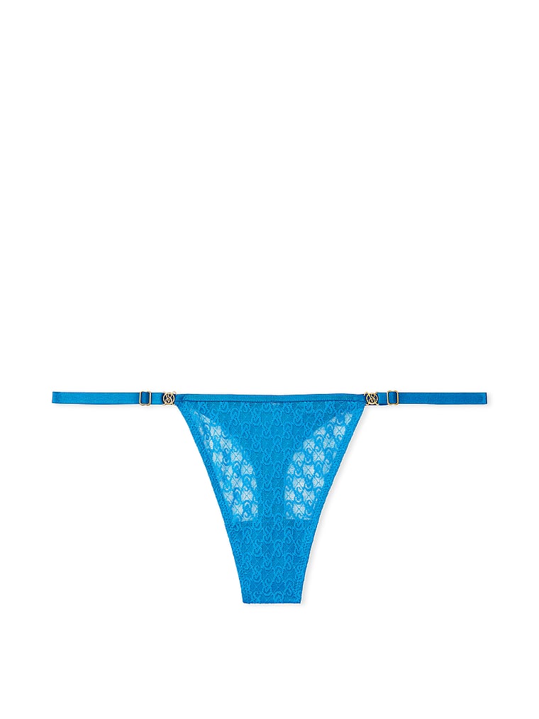 Tanga Regolabile In Pizzo Icon By Victoria’s Secret, Shocking Blue, large