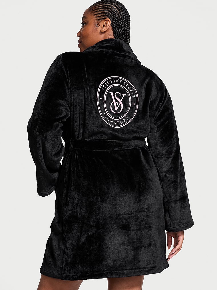 Vestaglia Calda Corta, Black, large