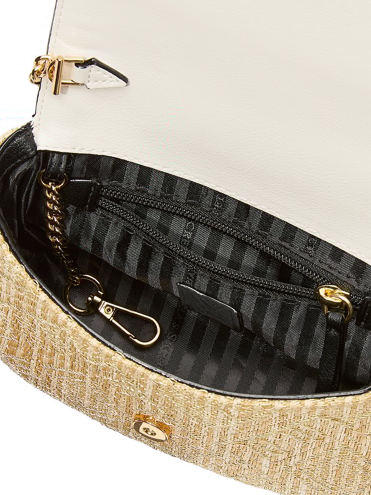 Borsa Convertibile Mini, Straw, large