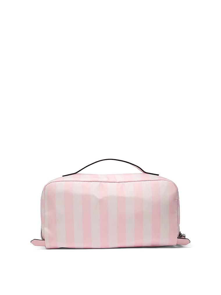 3-piece Makeup Bag, Heritage Stripe, large