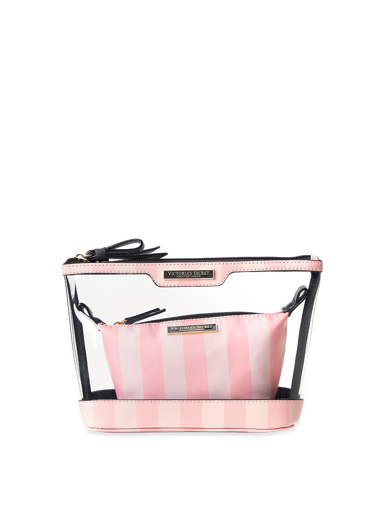 Coppia Di Trousse Am/pm, Signature Stripe, large