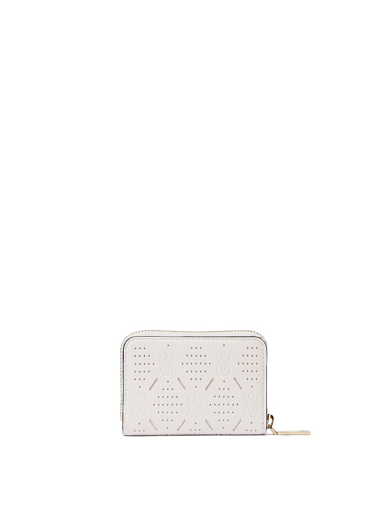 Portafoglio Piccolo Con Cerniera, Coconut White, large