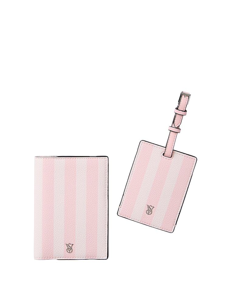 Passport Case & Luggage Tag Travel Set, Heritage Stripe, large