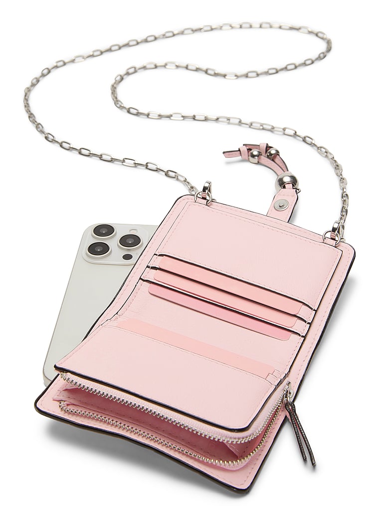 Convertible Chain Wallet, Heritage Stripe, large