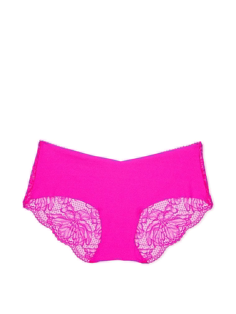 Slip Coprente Senza Cuciture Con Retro In Pizzo, Bali Orchid, large