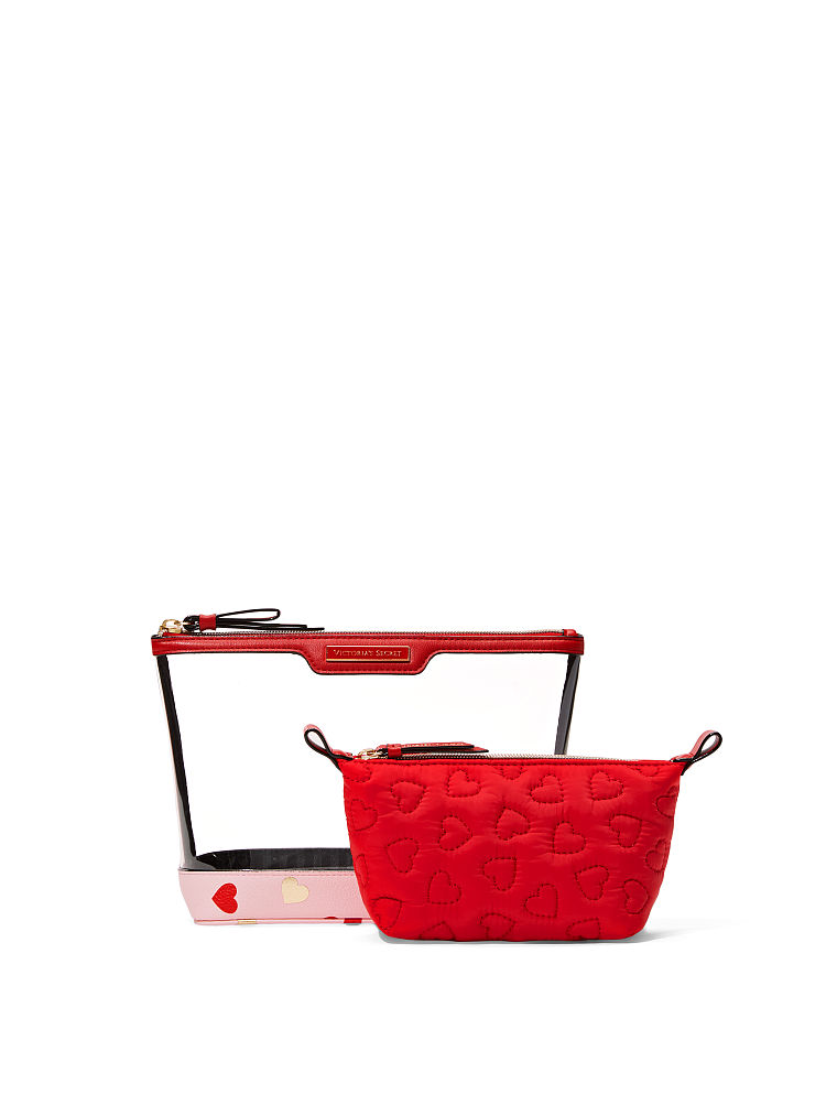 Coppia Di Trousse Am/pm, Lipstick Red Mini Heart, large