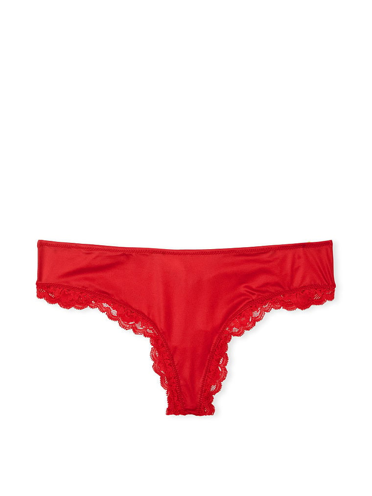 Tanga Liscio Con Cut-out Sul Retro, Lipstick, large