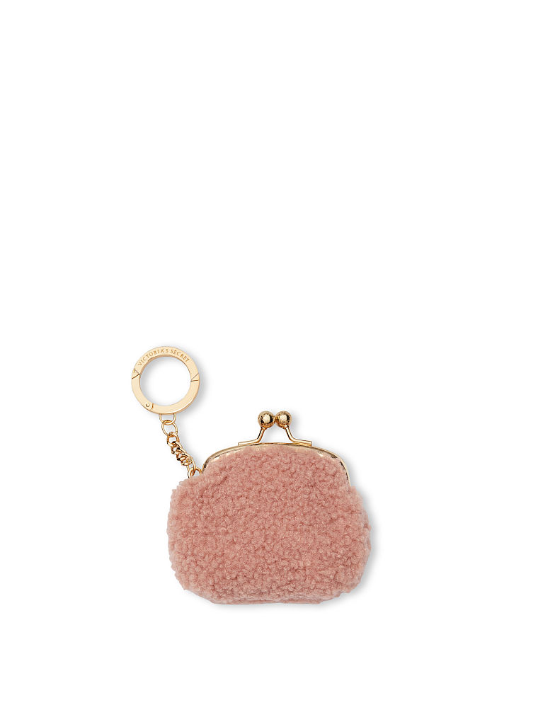 Portachiavi Con Portamonete Victoria, Plush Pink, large