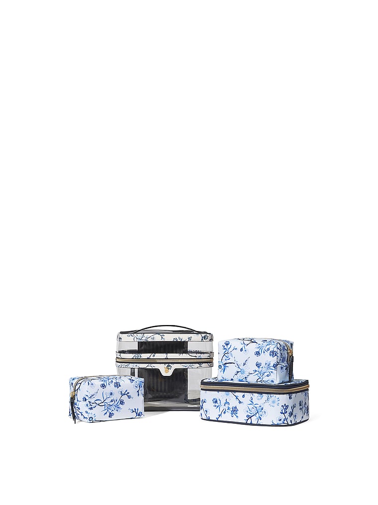 Trousse 4-in-1, Blue Floral, large