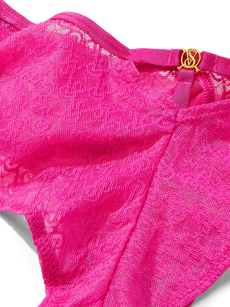 Slip Sgambato In Pizzo Icon By Victoria’s Secret, Fuchsia Frenzy, large