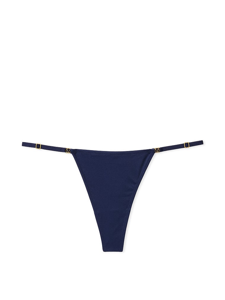 Tanga Con Fianchetti Regolabili, Ensign Navy, large