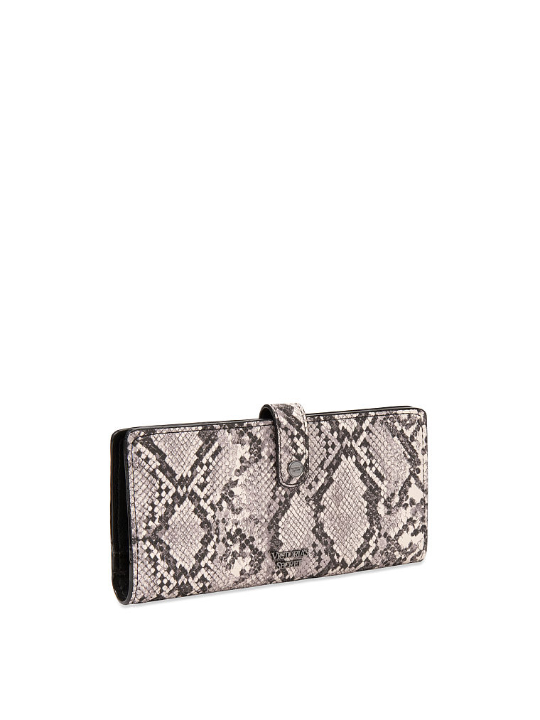Portafoglio Sottile Pitonato, Grey Python, large