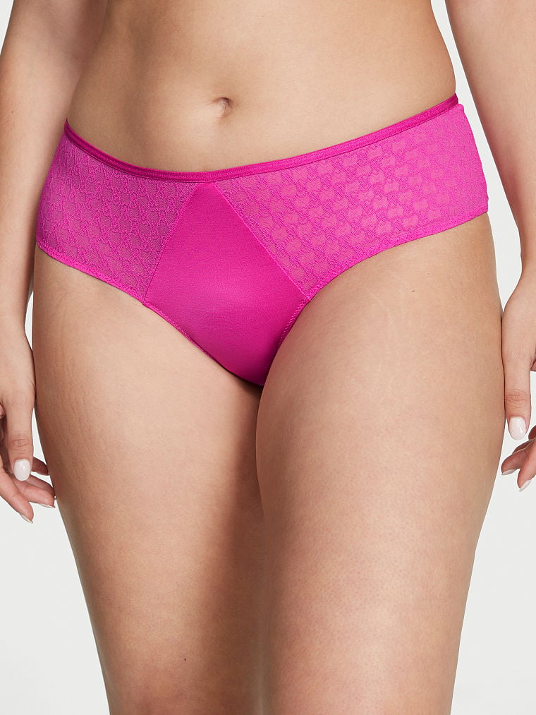 Slip Sgambato In Pizzo Icon By Victoria’s Secret, Fuchsia Frenzy, large