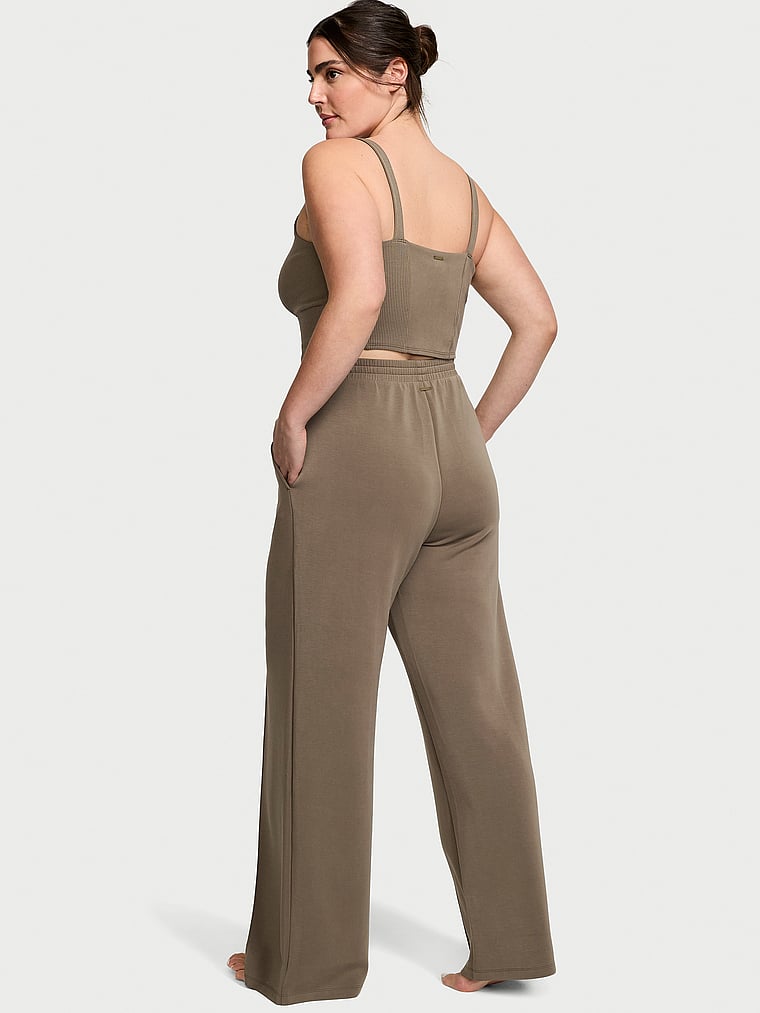 Sandwash Wide-leg Pants, Terra Olive, large