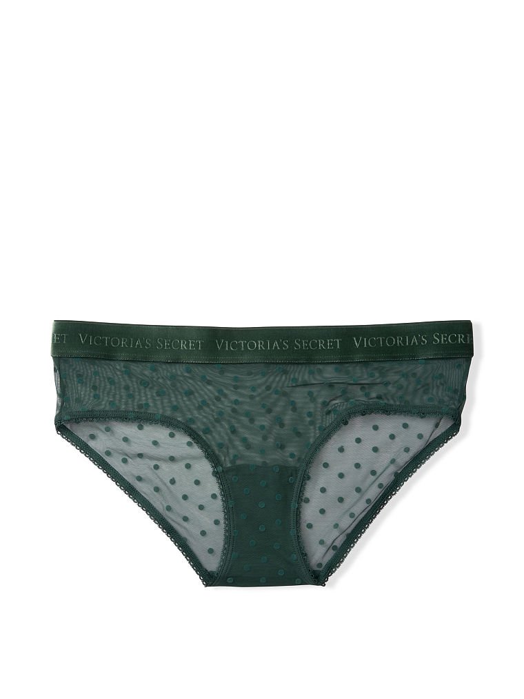 Slip Coprente A Pois Con Girovita In Velluto Con Logo, Description, large