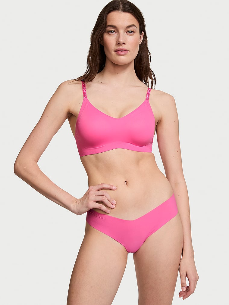 Tanga A Costine Senza Cuciture, Hollywood Pink, large