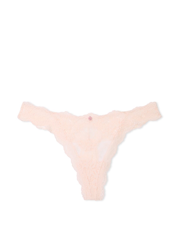 Tanga In Pizzo, Purest Pink, large