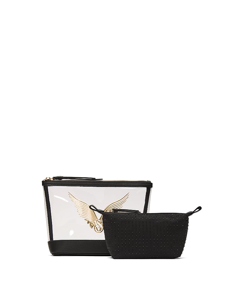 Fashion Show Cosmetic Case, Black, large