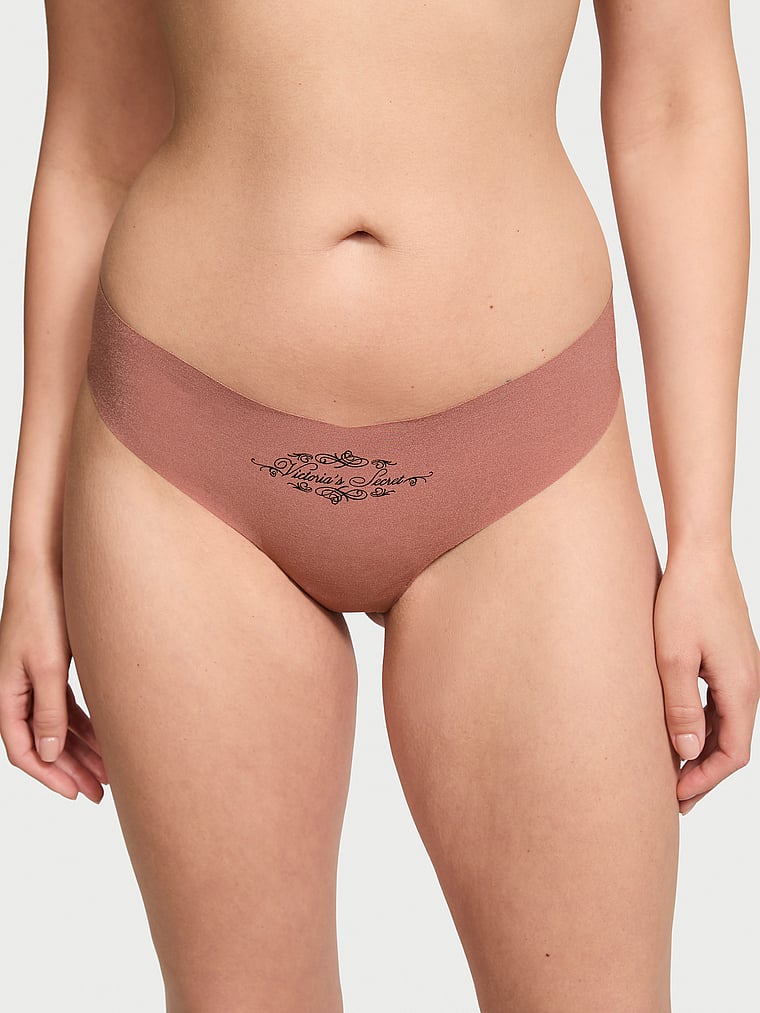 Tanga Senza Cuciture, Vintage Rose Logo Script, large