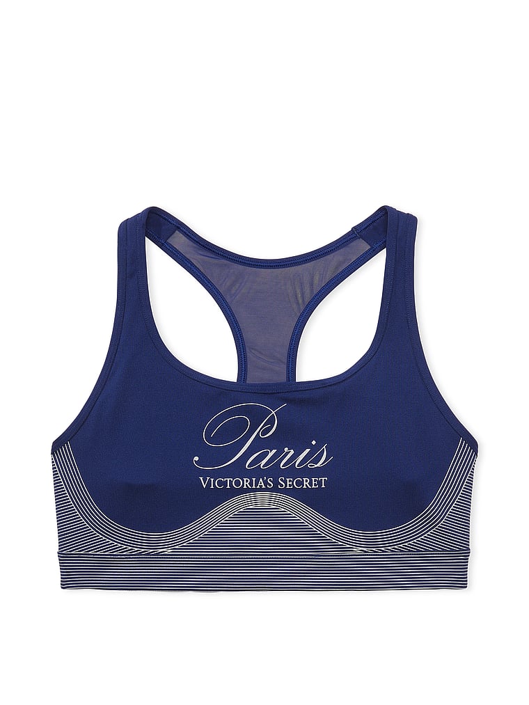 Novità! Reggiseno Sportivo Player Con Dettagli Luminosi, Blue, large