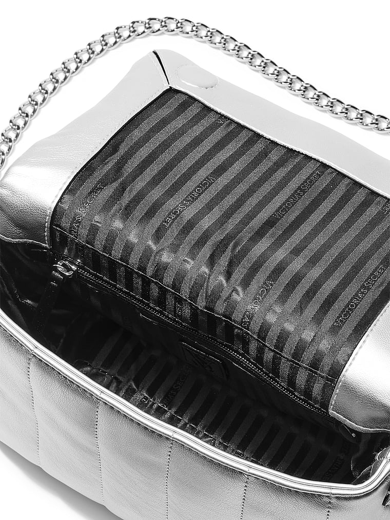 Borsa A Tracolla Media, Silver, large