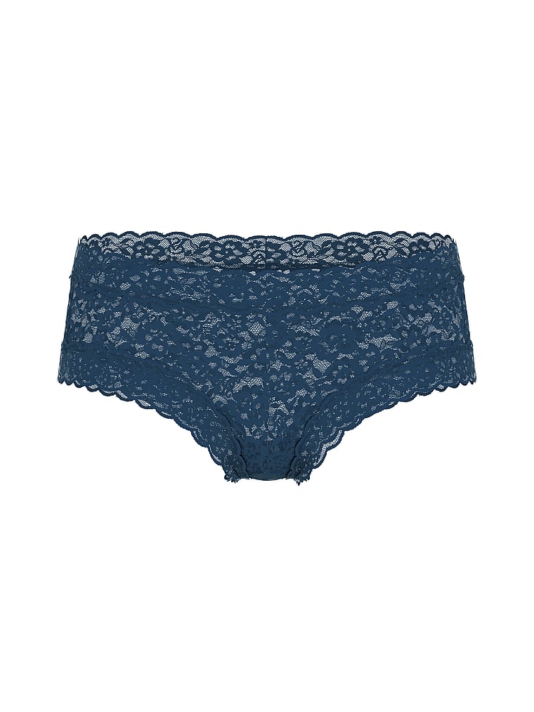 Lace Cheeky Panty, Midnight Sea, large