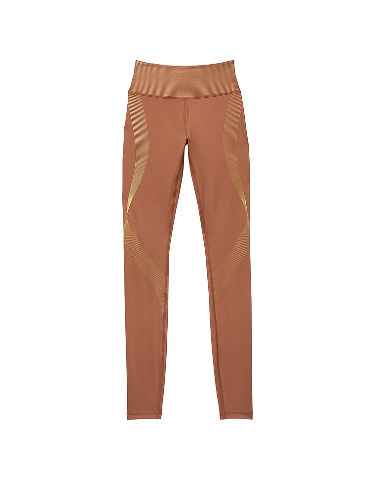 Novità! Leggings Vs Essential Con Tasca E Dettagli Luminosi, Caramel Bronze, large