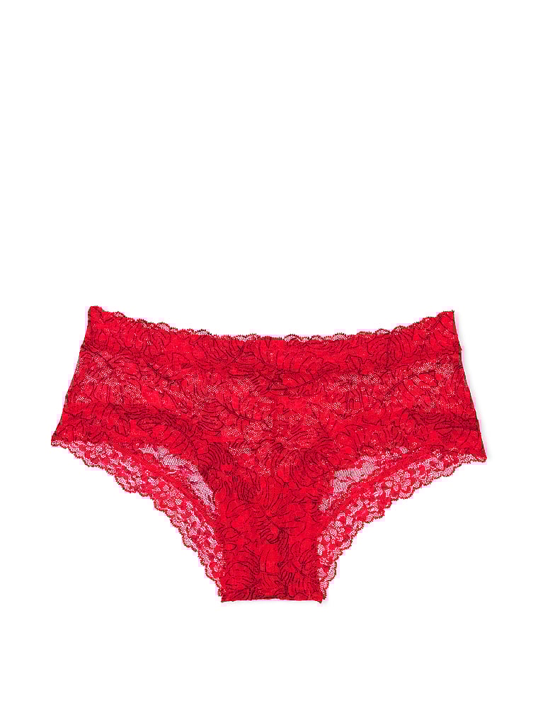 Slip Sgambato In Pizzo, Hottie Pink Palms, large