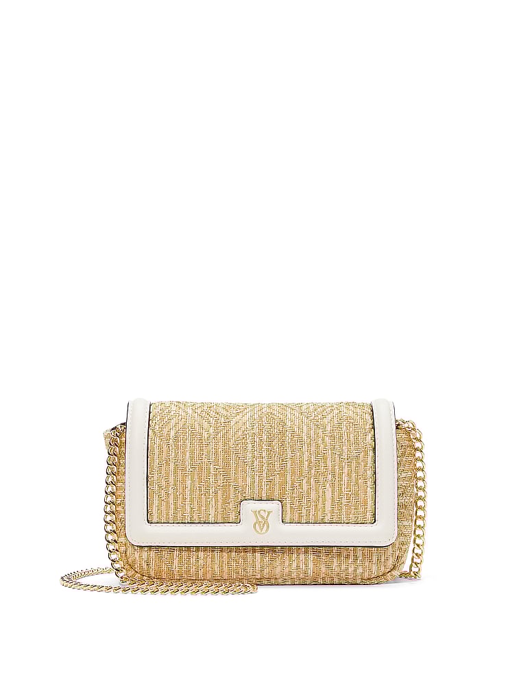 Borsa Convertibile Mini, Straw, large