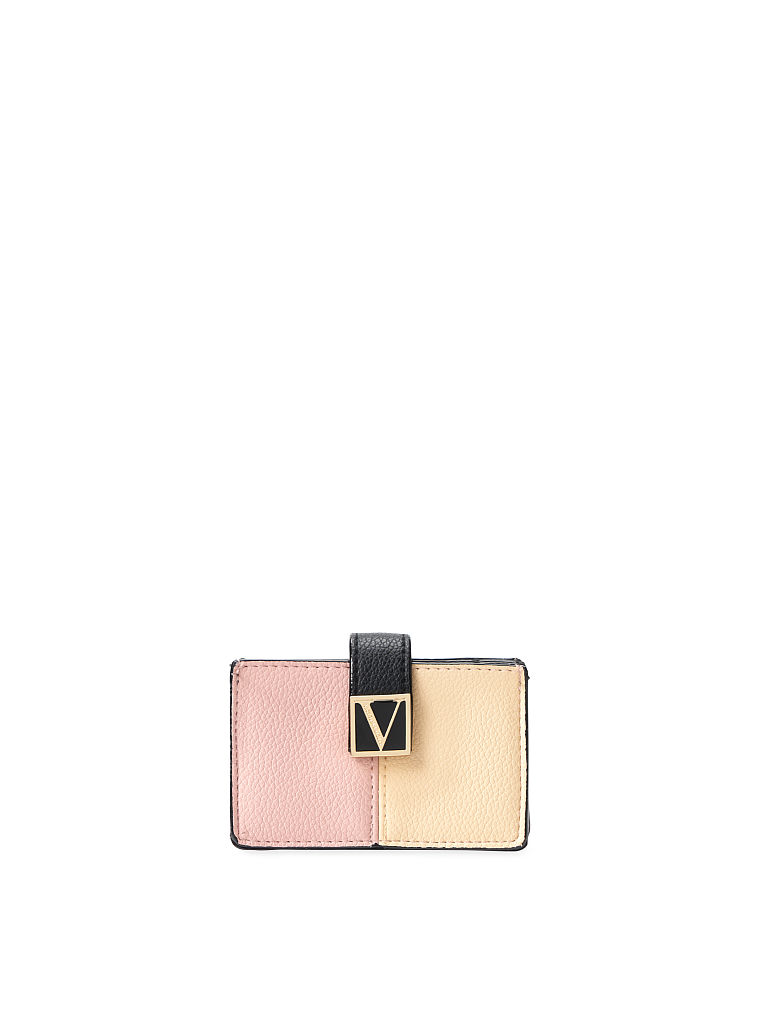 Porta Carte, Blush Colorblock, large