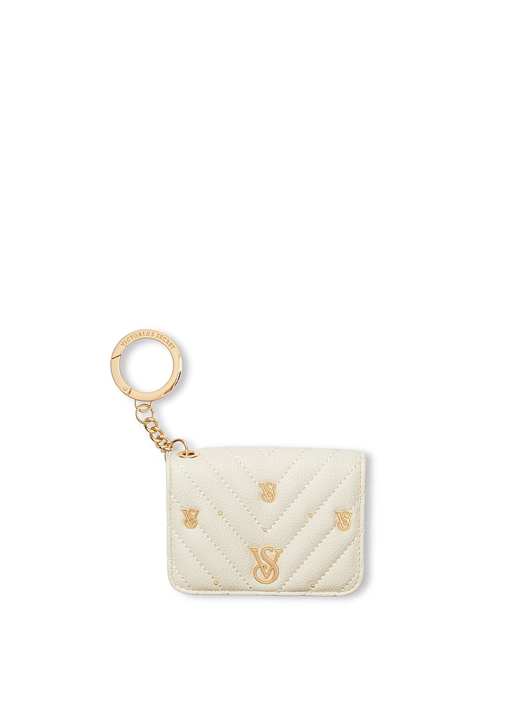 Porta Carte-portachiavi Con Patta, Biscotti Stud, large