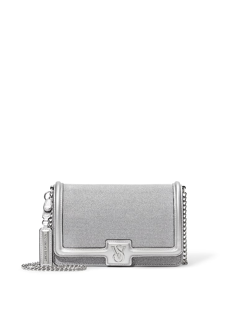 Borsa A Tracolla Mini, Silver, large